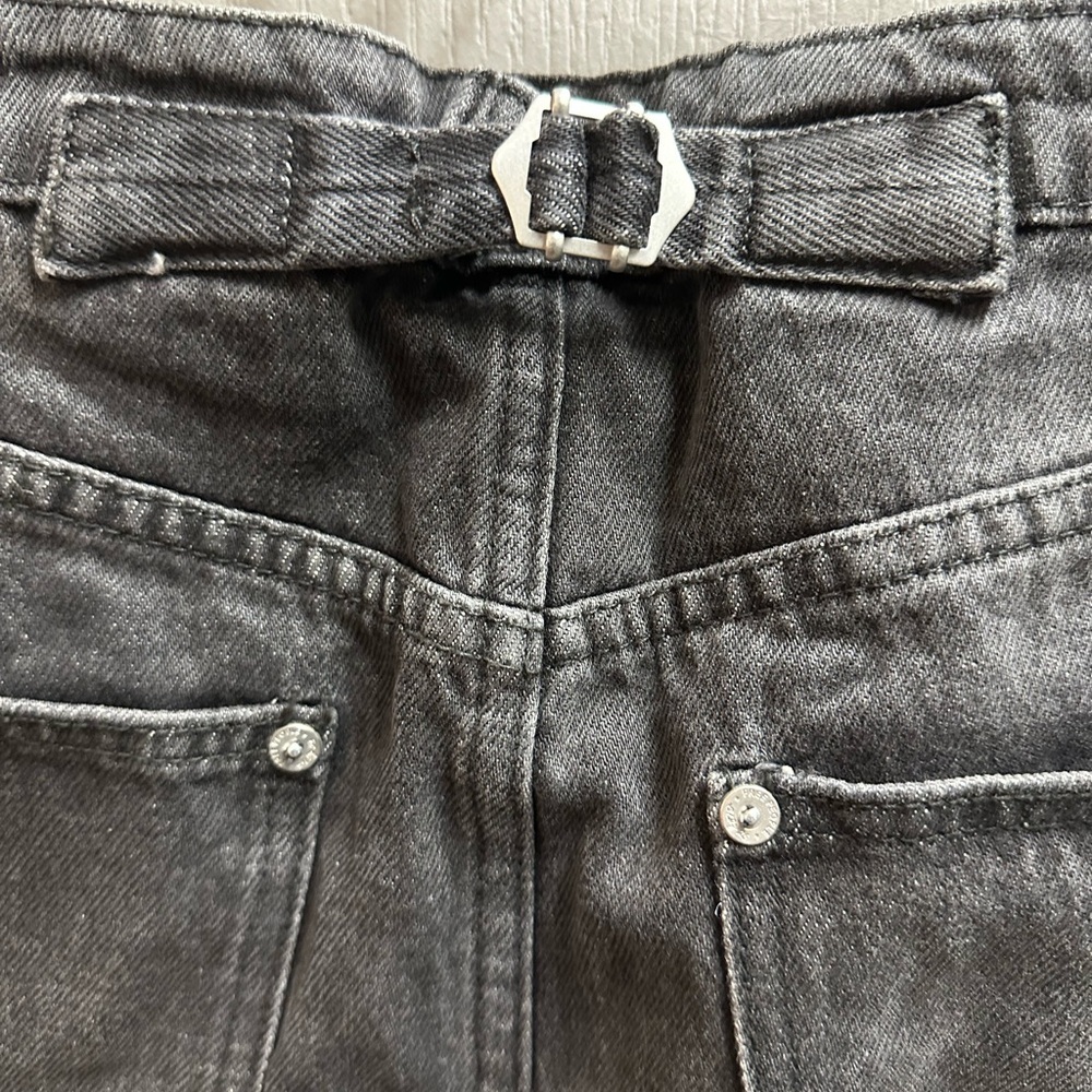 Free People women's Black Denim Mini Skirt size 29/ NWOTA109 - Picture 3 of 3